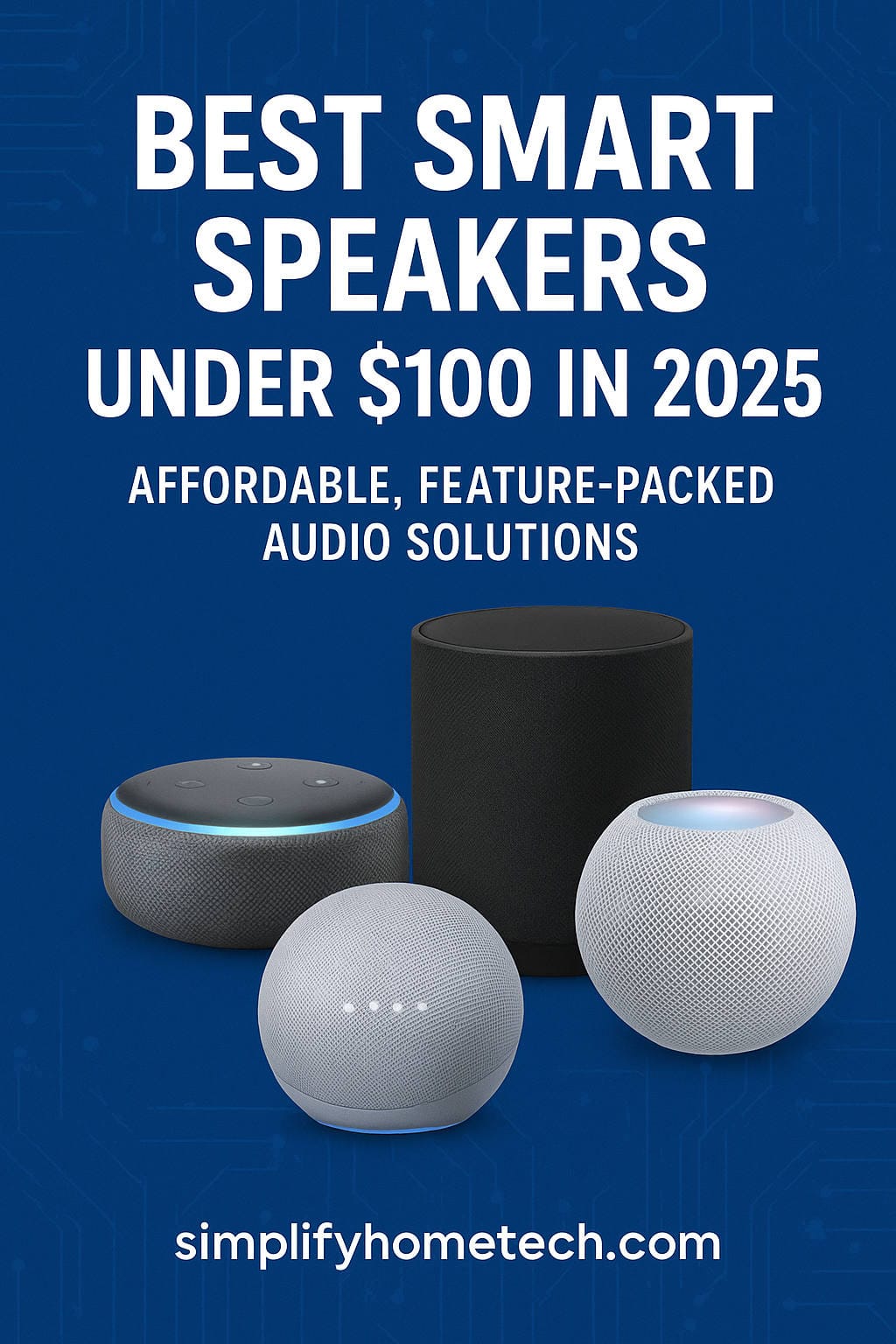 Best Smart Speakers Under $100 in 2025
