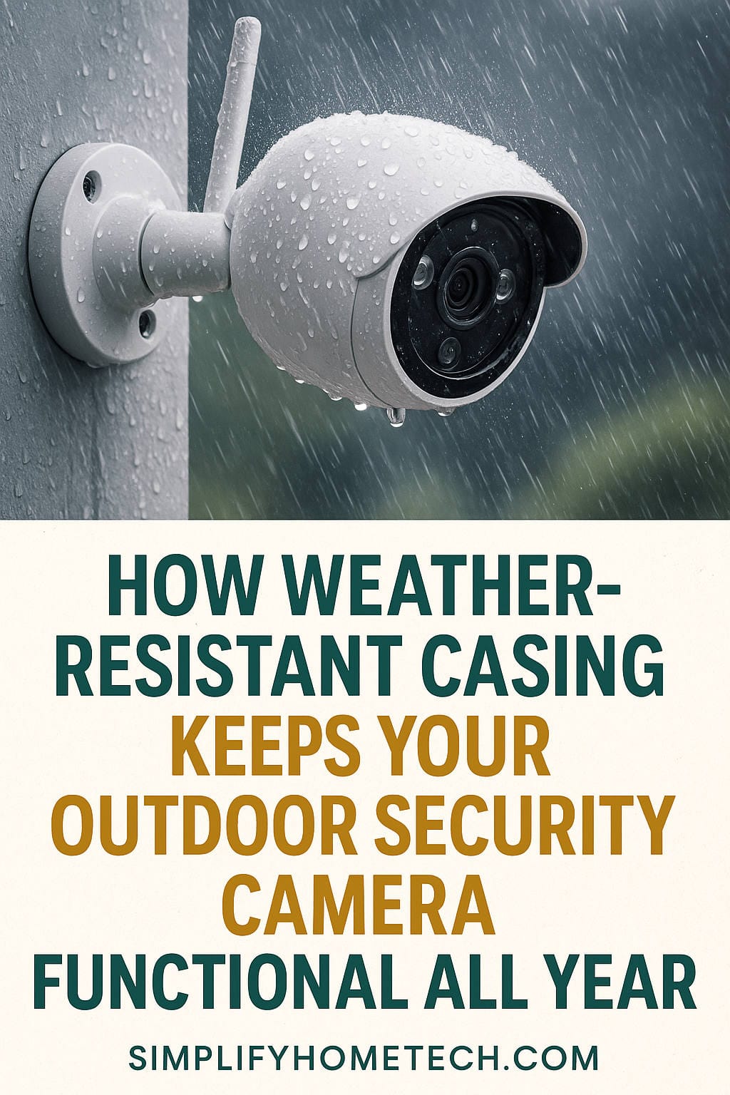 How Weather-Resistant Casing Protects Outdoor Security Cameras Year-Round