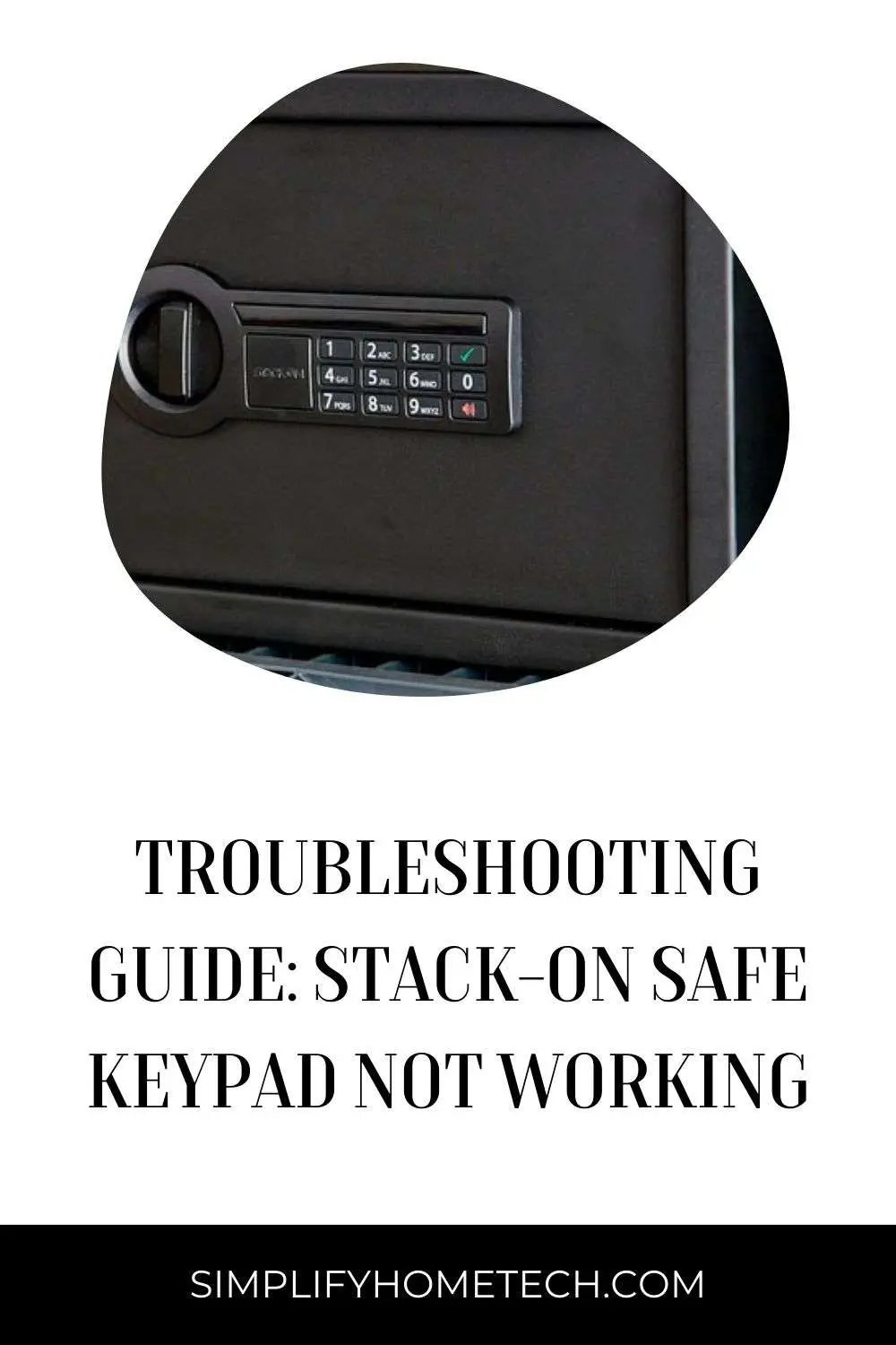 Stack-On Safe keypad not working