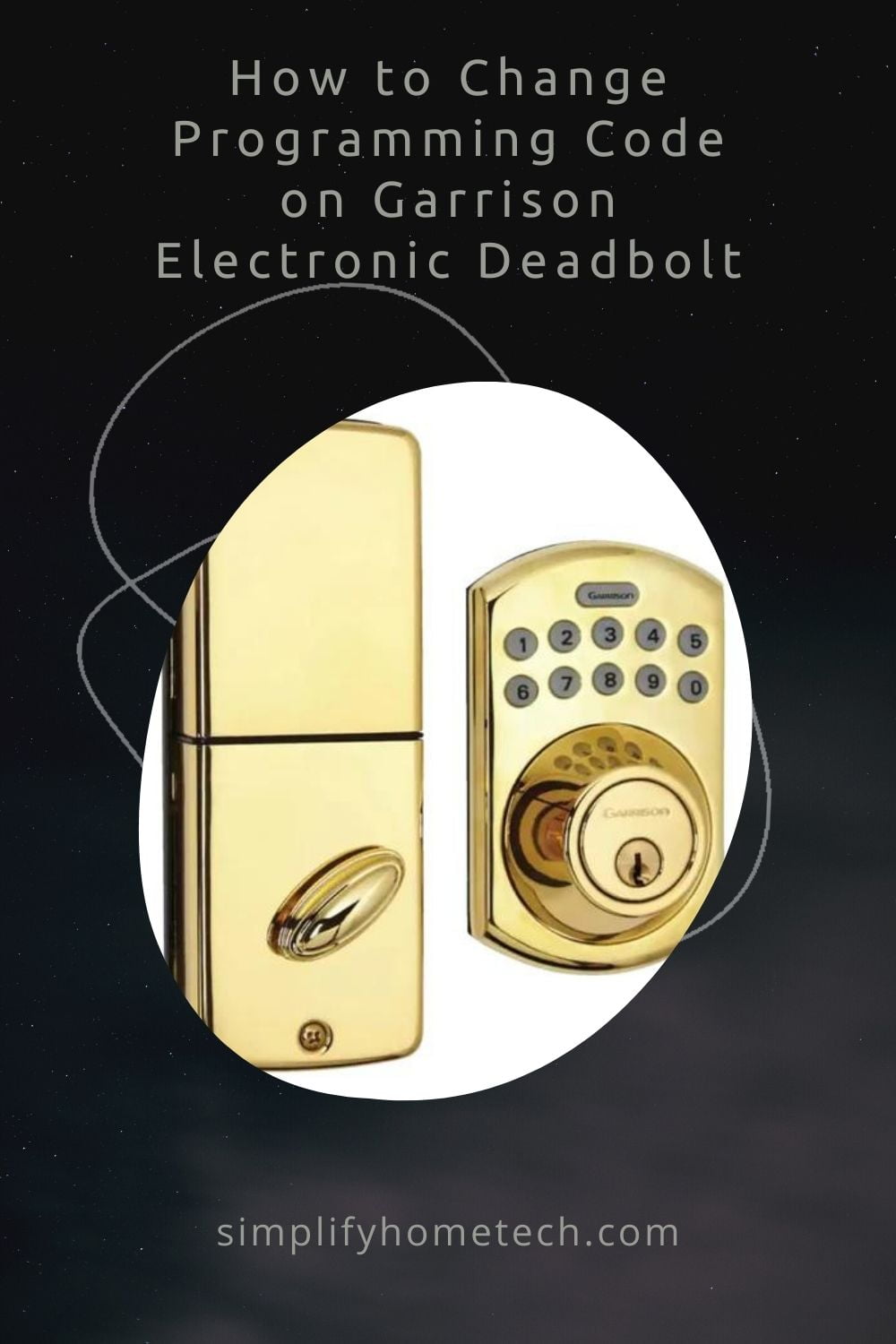 How to Change Programming Code on Garrison Electronic Deadbolt