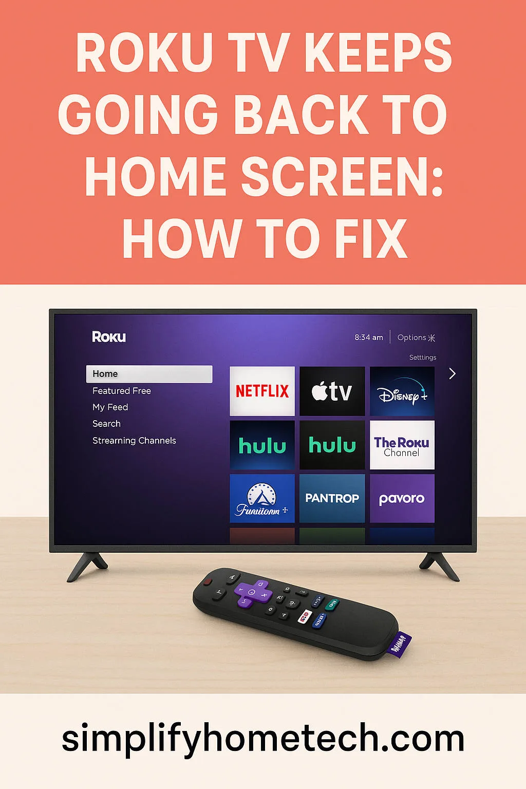Roku TV Keeps Going Back to Home Screen: How to Fix