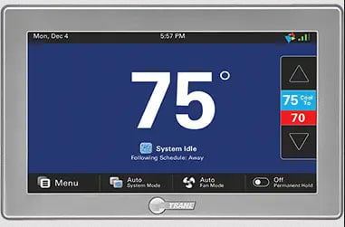 How to Fix Trane Thermostat Touch Screen Not Working - Image source: www.trane.com