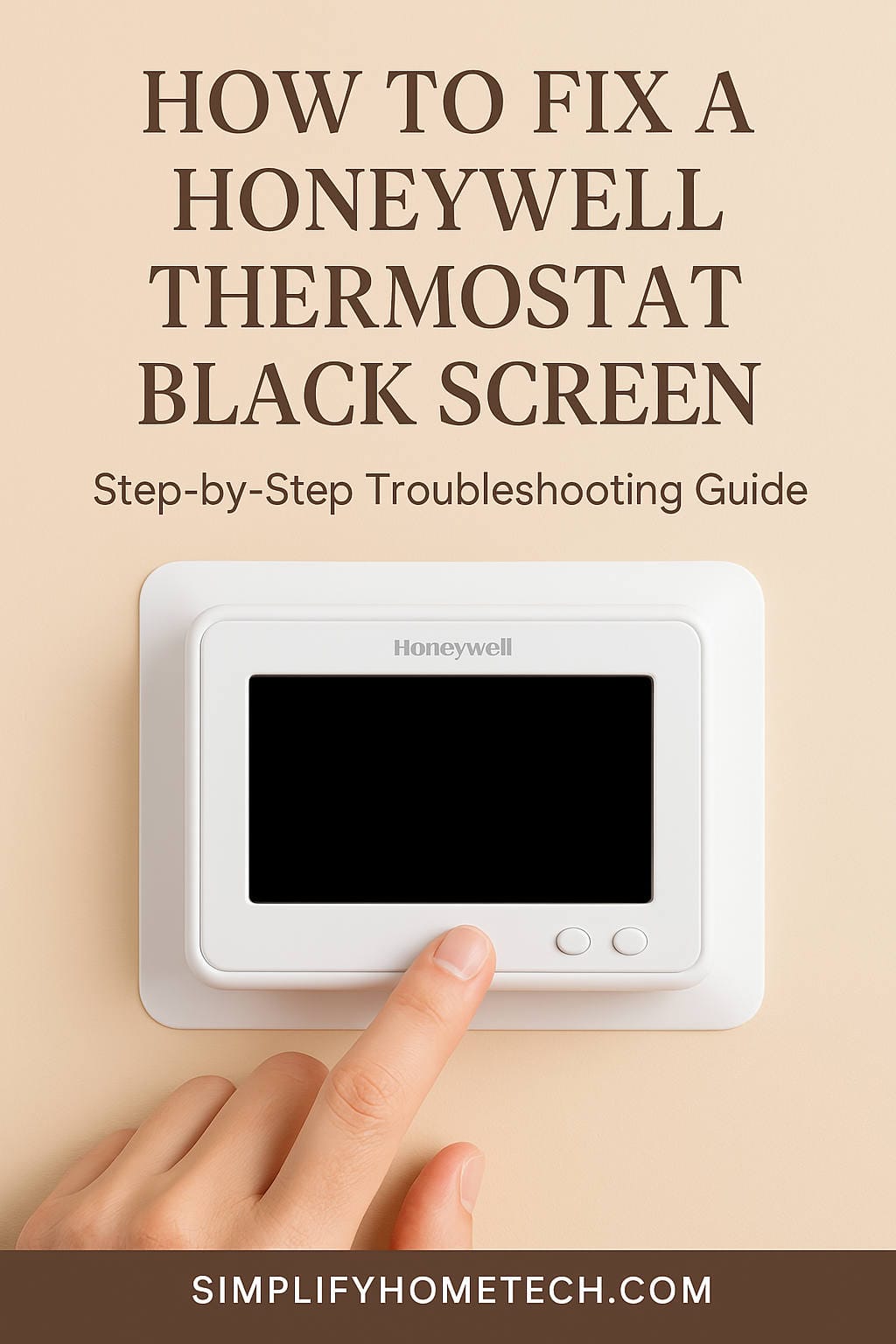 How to Fix a Honeywell Thermostat Black Screen