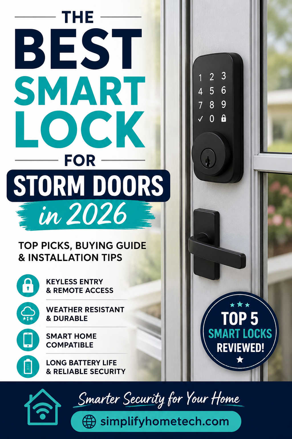 Best Smart Lock for Storm Doors in 2026