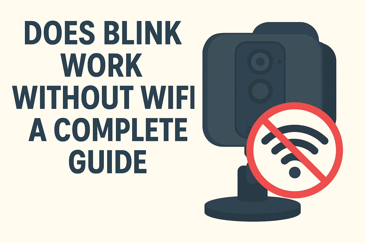 Does Blink work without wifi
