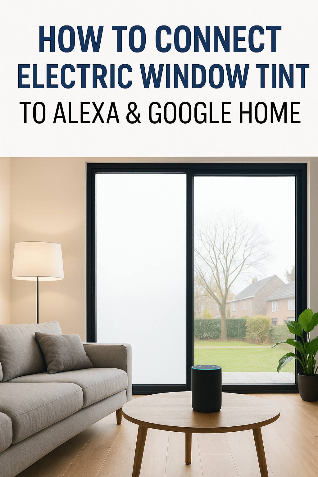 How to Control Electric Window Tint with Alexa and Google Home