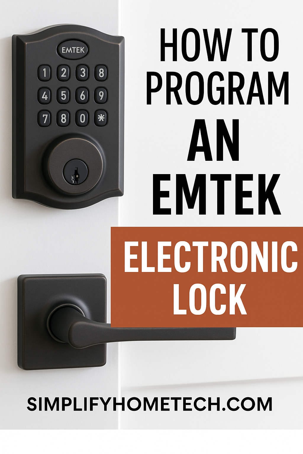 How to Program an Emtek Electronic Lock