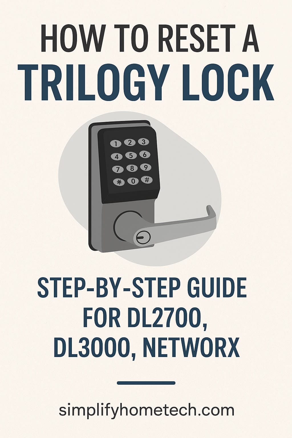 how to reset your Trilogy lock step-by-step