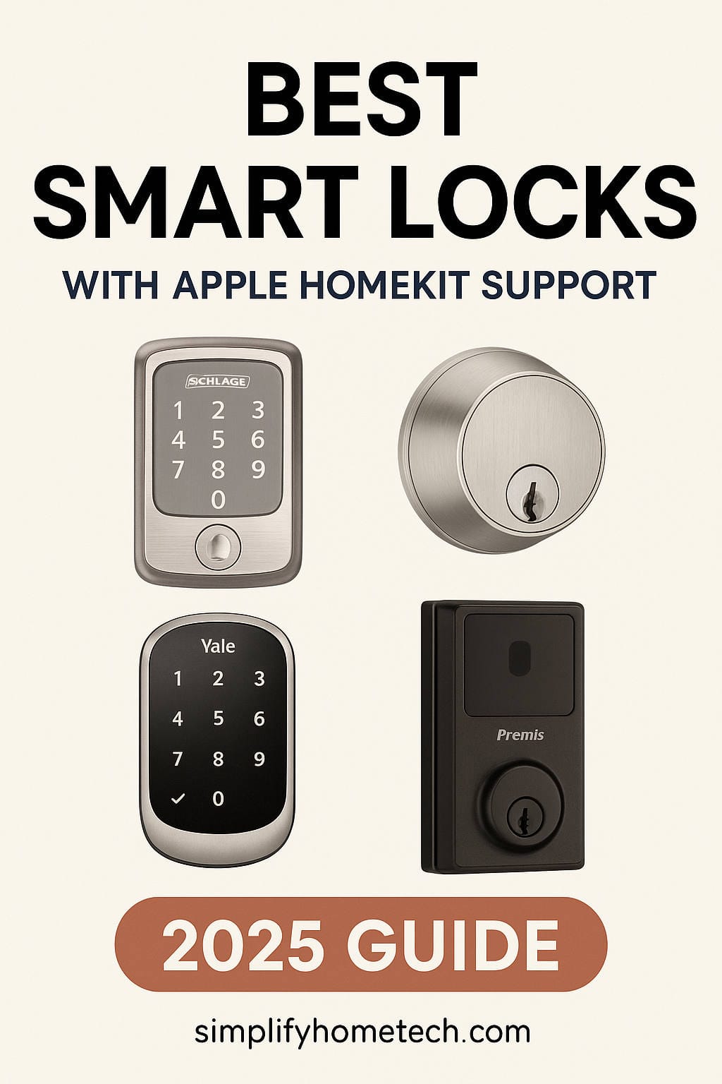 Best Smart Locks with Apple HomeKit Support