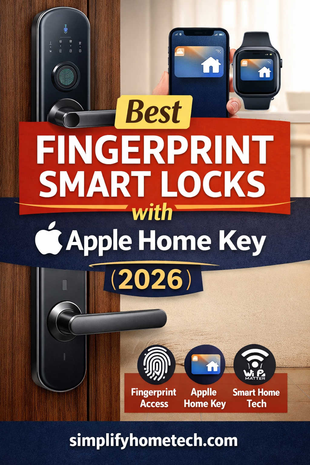 Best Apple Home Key Compatible Fingerprint Smart Locks 2026