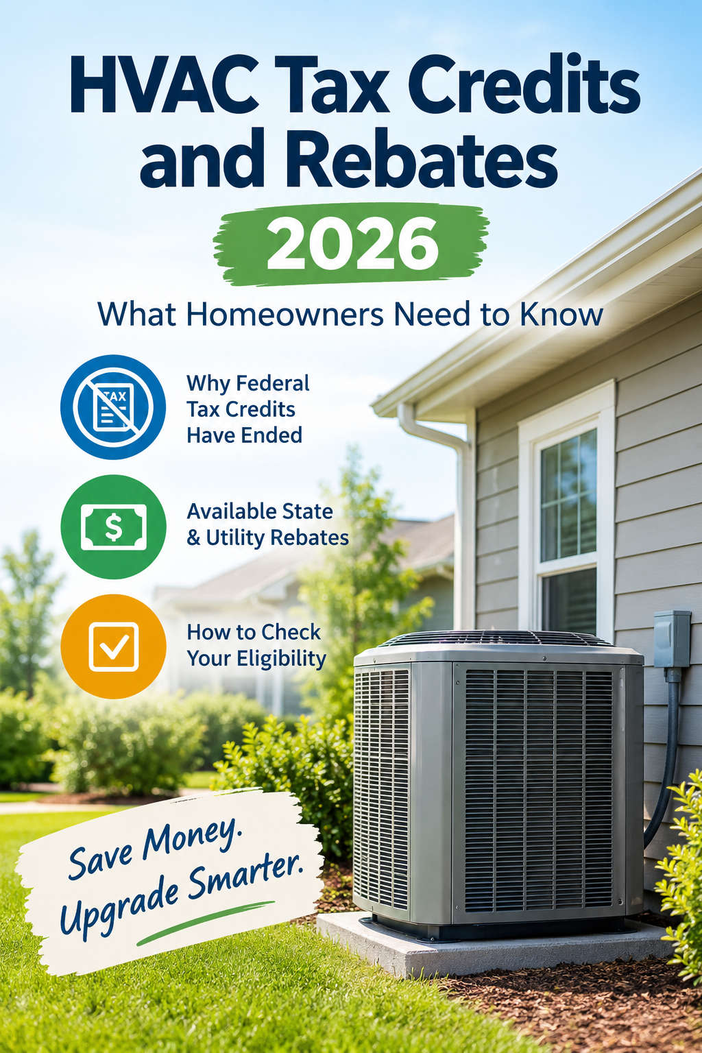 HVAC Tax Credits and Rebates 2026