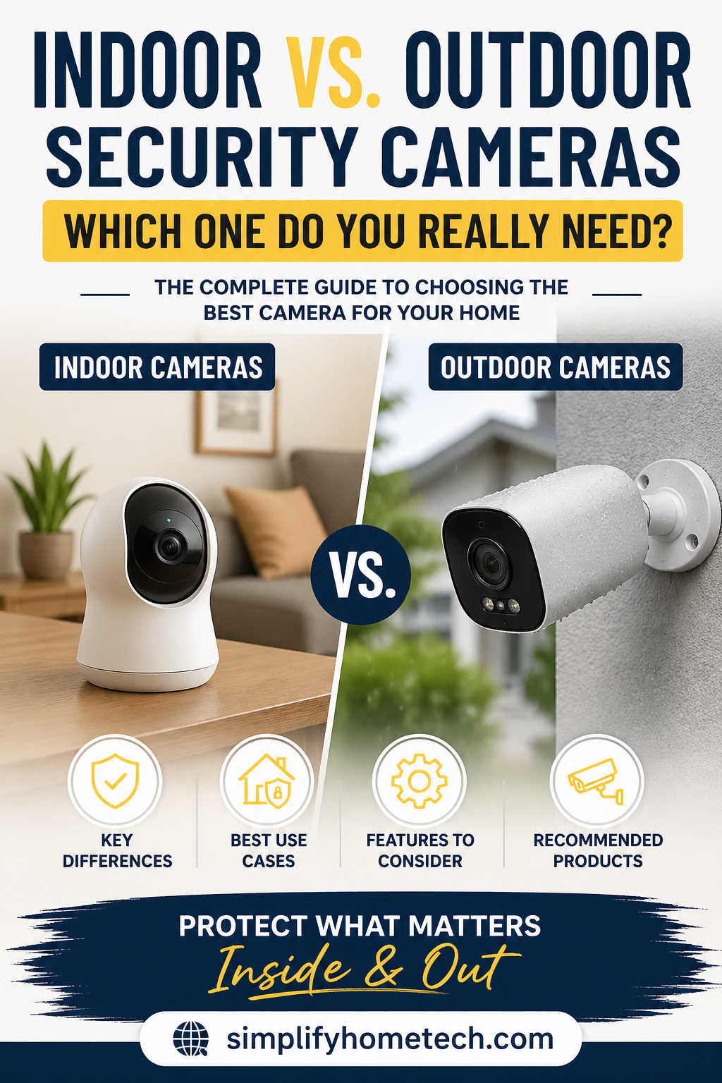 Indoor vs Outdoor Security Cameras