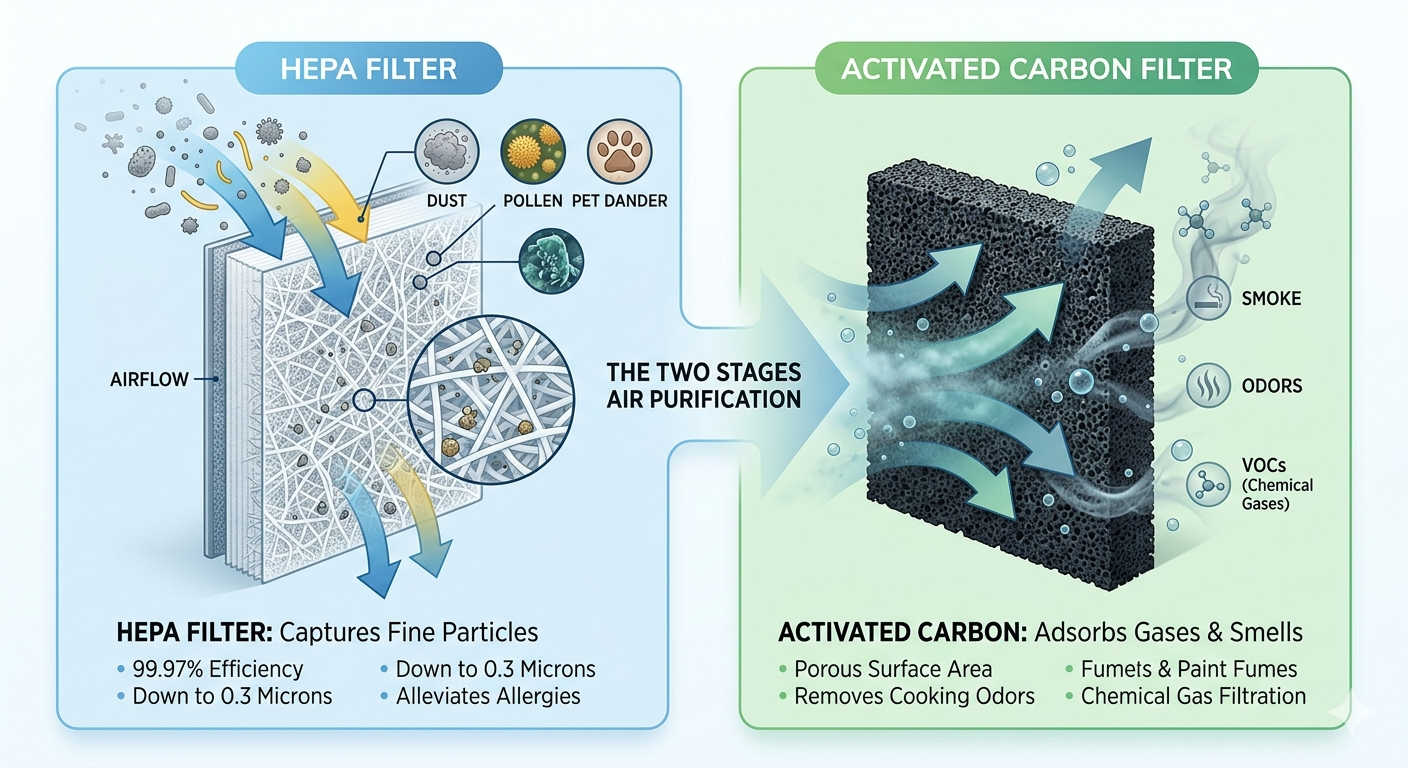 HEPA vs Activated Carbon Filters