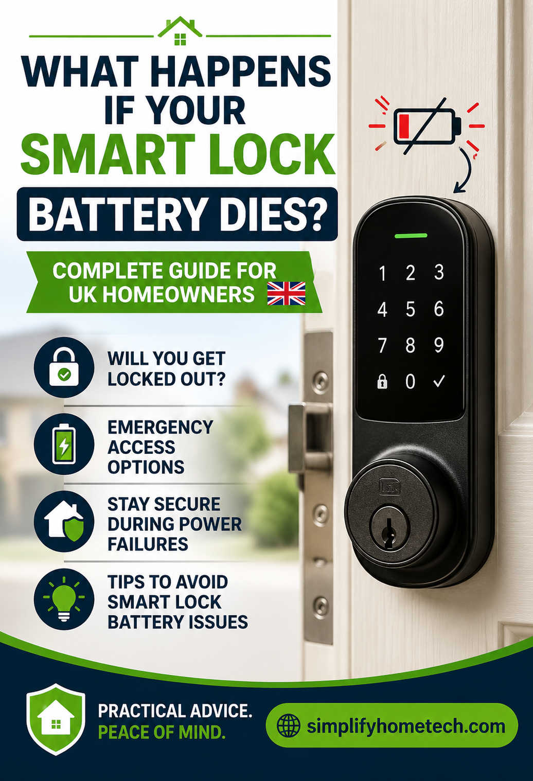 What Happens If Your Smart Lock Battery Dies in the UK