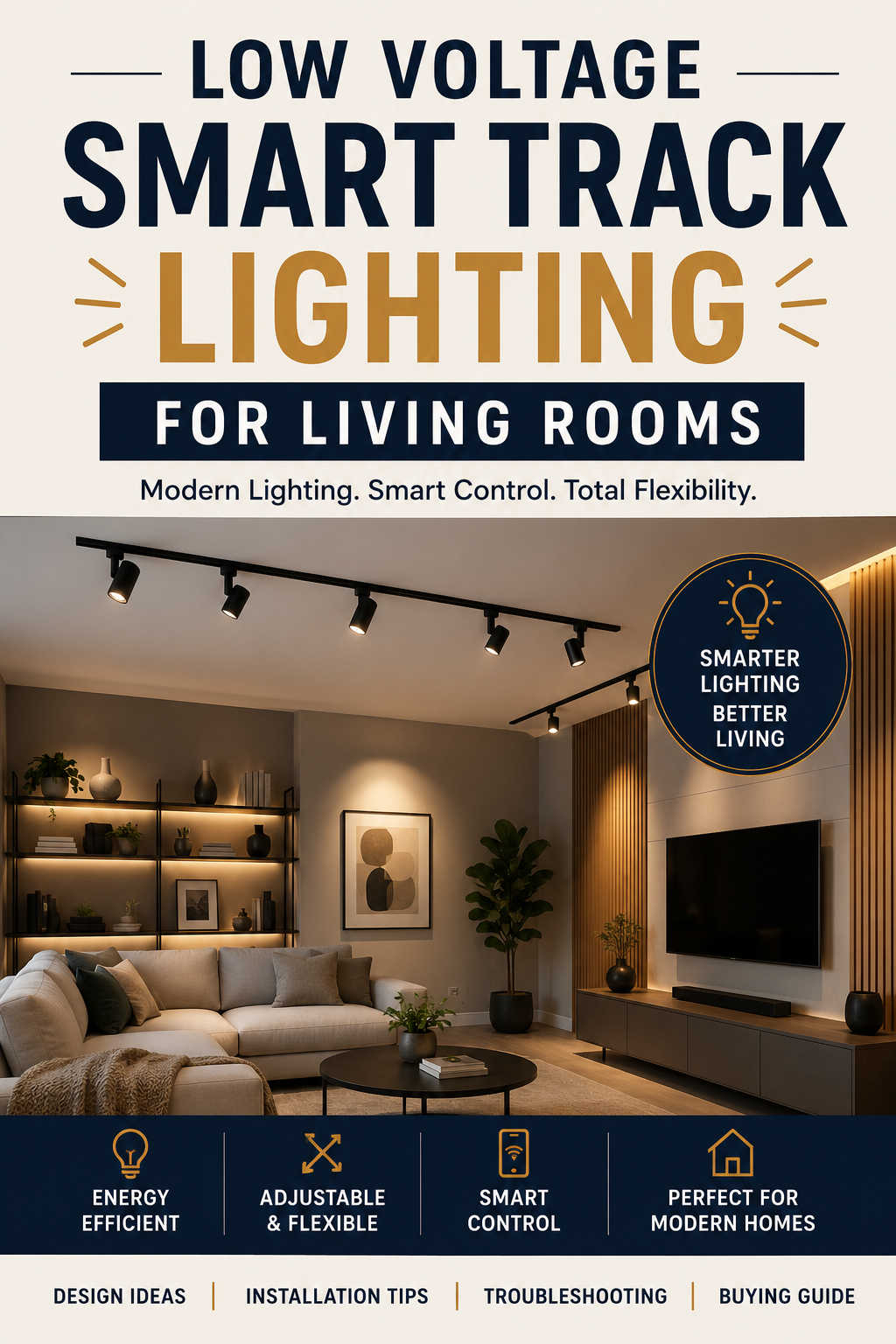 Low Voltage Smart Track Lighting Ideas for Modern Living Rooms
