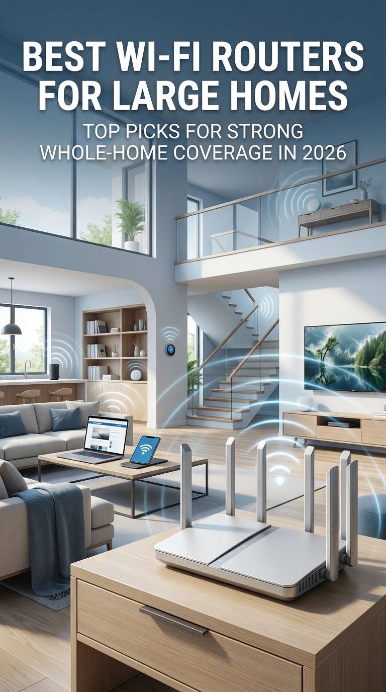Best Wi-Fi Routers for Large Homes in 2026