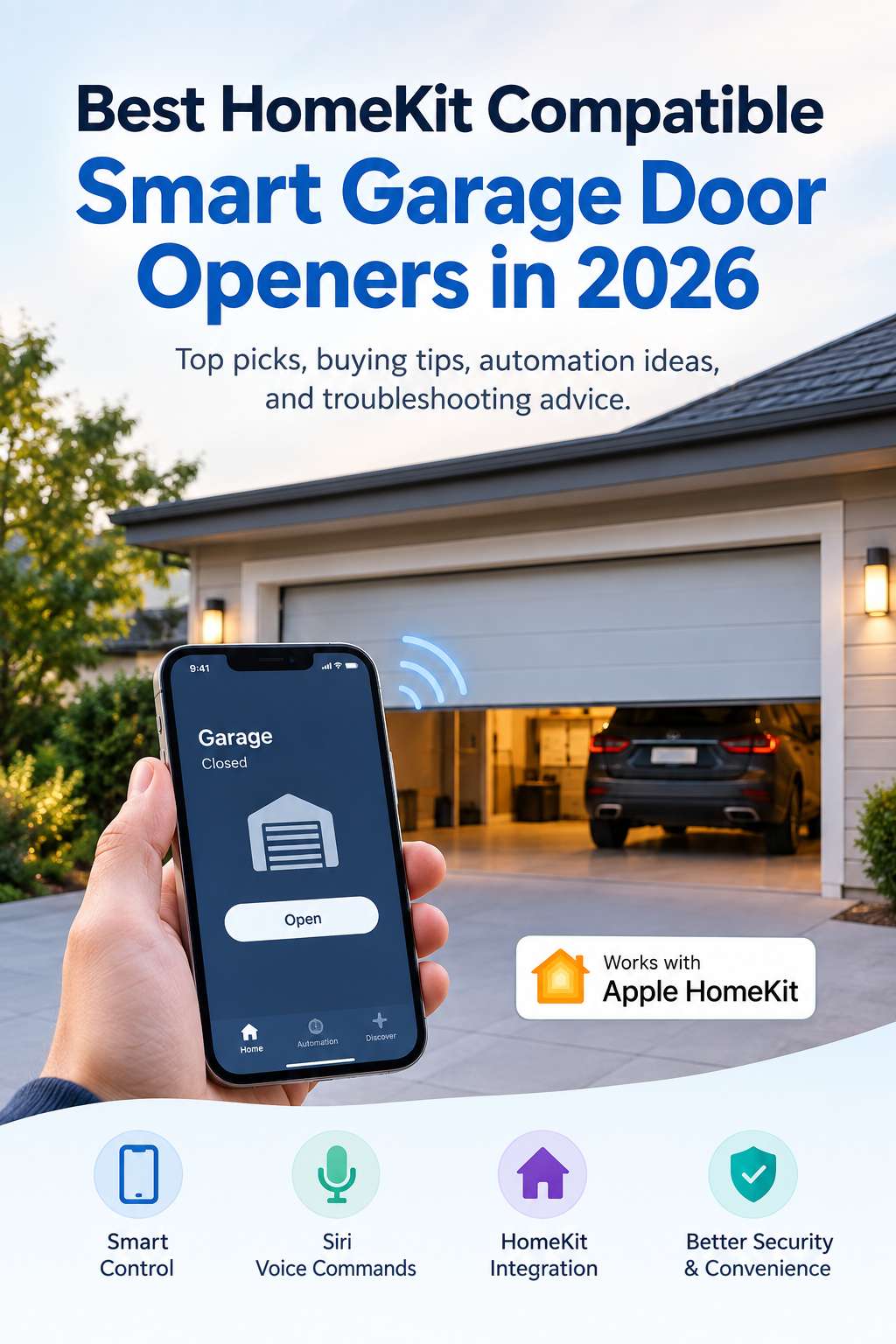 Best HomeKit Compatible Smart Garage Door Openers
